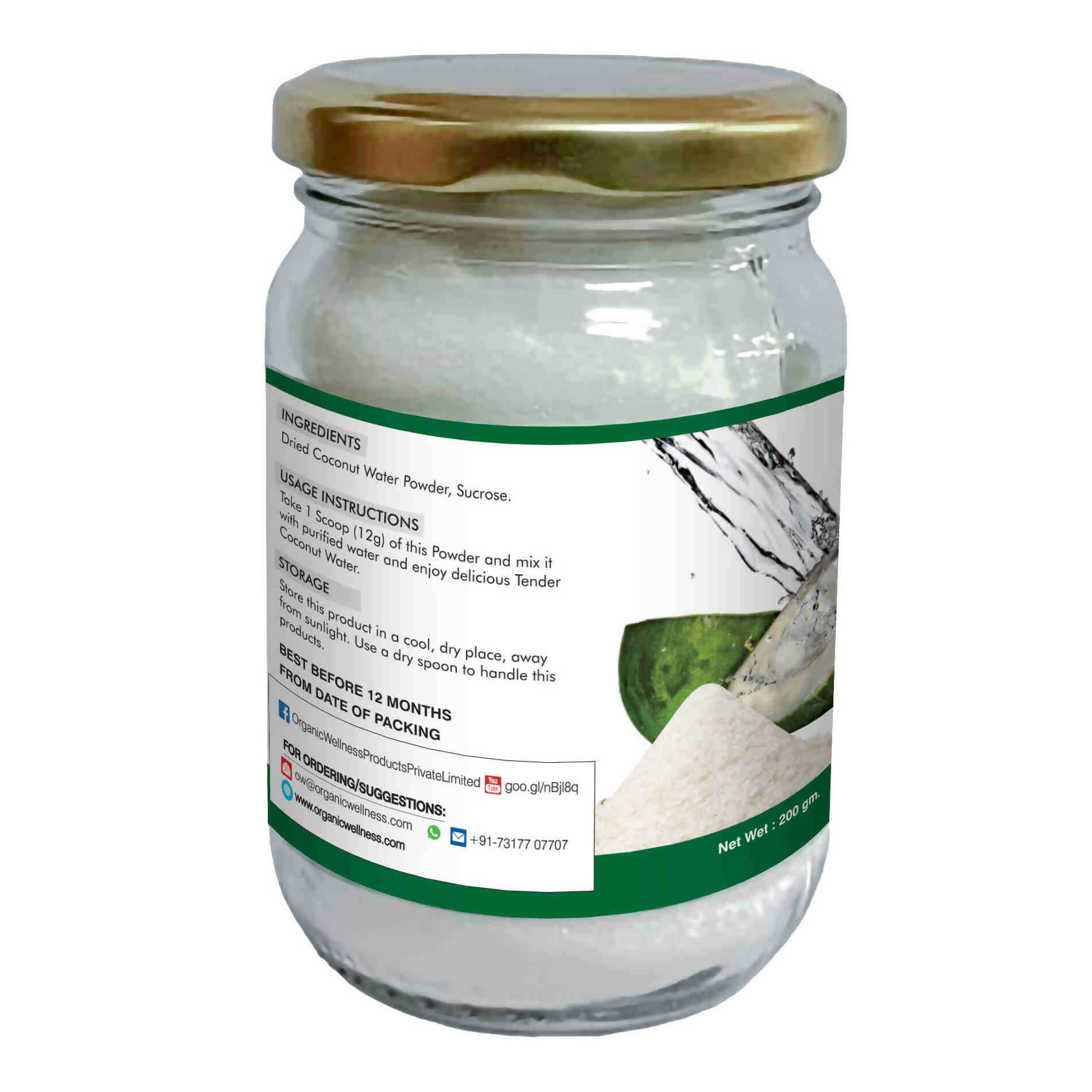 Organic Wellness Coconut Water Powder Organic Wellness