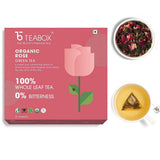 Teabox Organic Rose Green Tea Bags Teabox