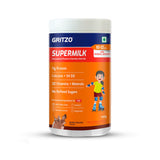 Gritzo SuperMilk Overall Growth (10-12y Girls), Zero Refined Sugar, 21 Vitamins & Minerals Gritzo