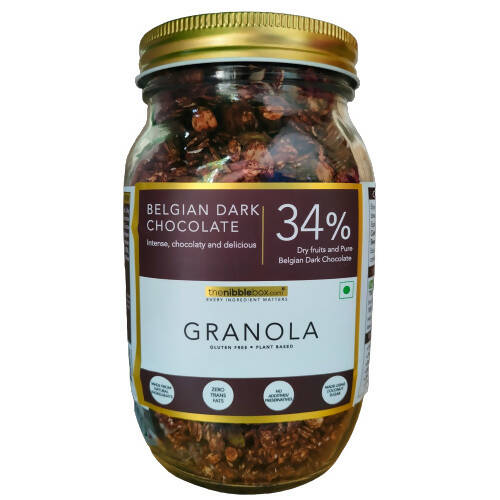 Thenibblebox Belgian Dark Chocolate Granola - Safuron