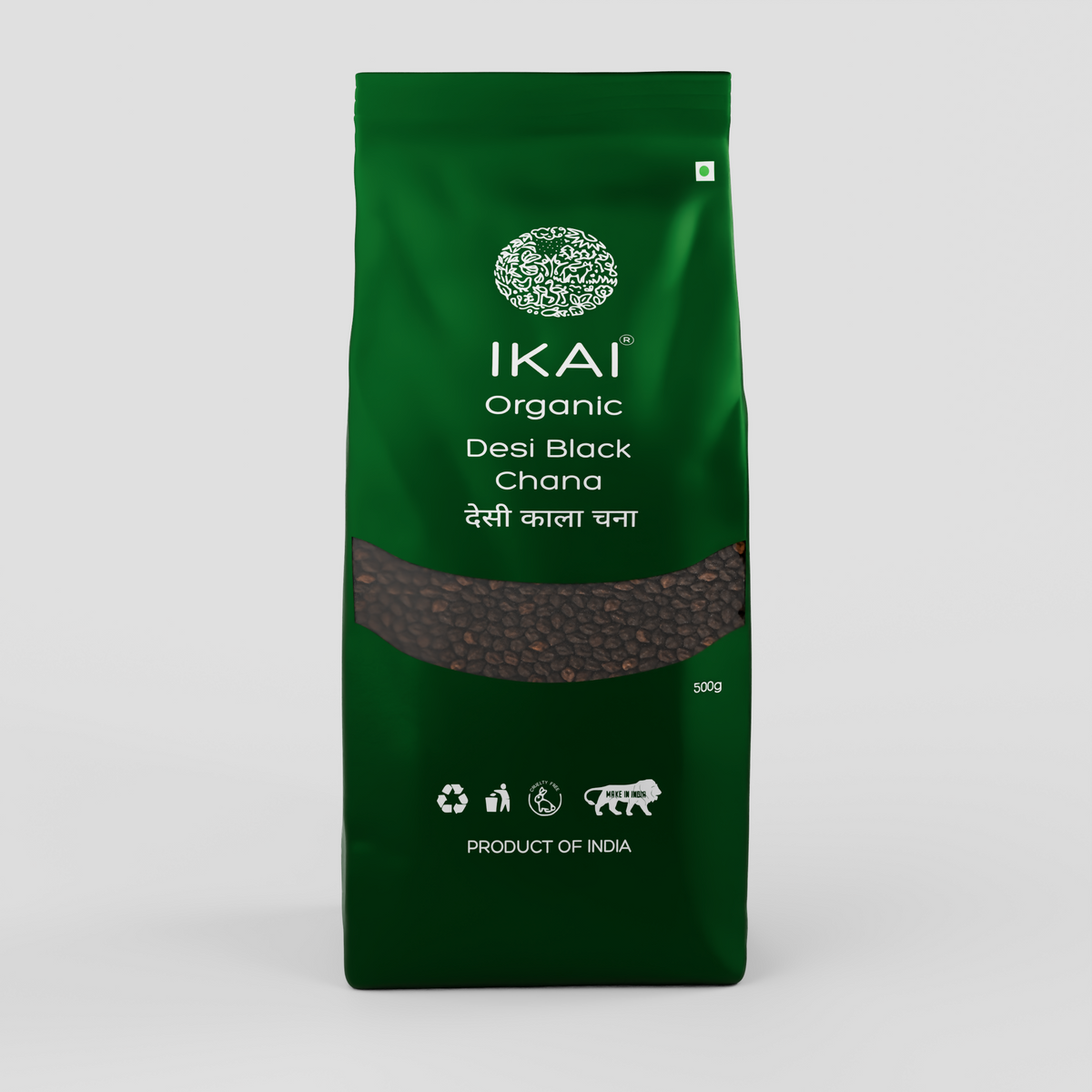 IKAI Organic Desi Black Chana (Bengal Gram) IKAI