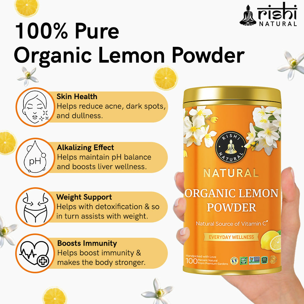 Rishi Natural Organic Lemon Powder Rishi Natural