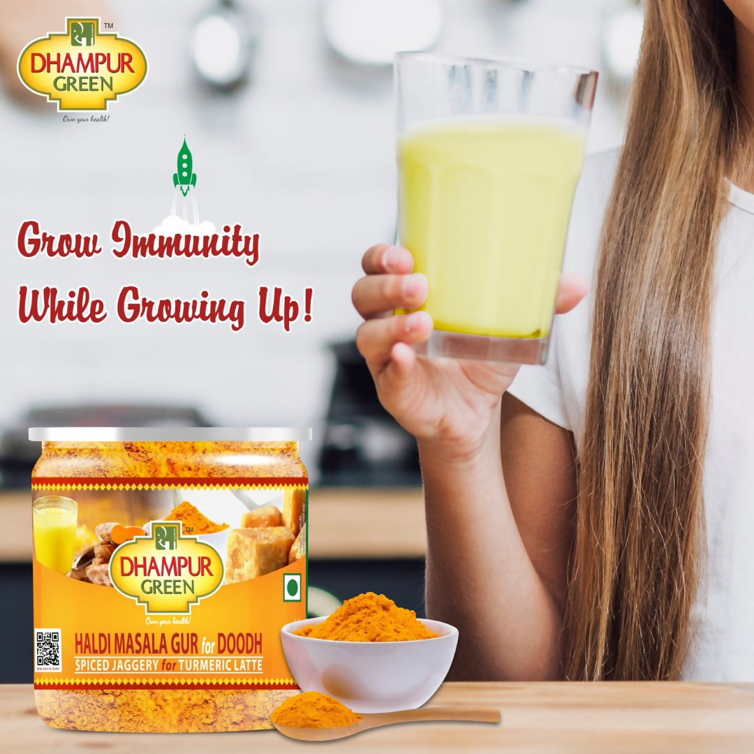 Dhampur Green Haldi Masala Gur for Doodh Dhampur Green