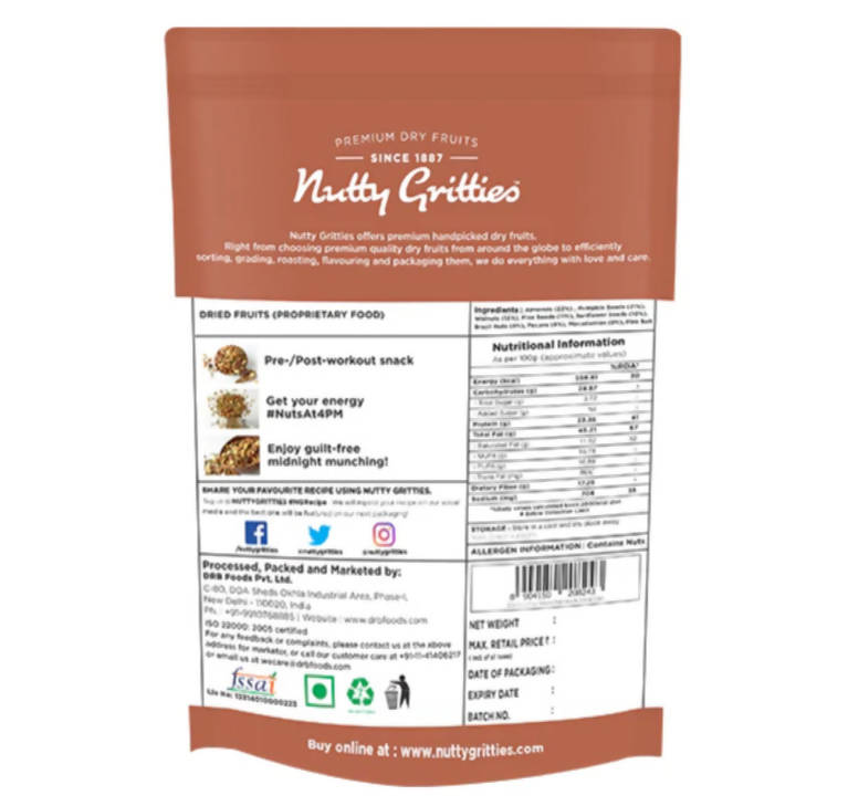 Nutty Gritties Keto-Friendly Nut Mix Nutty Gritties