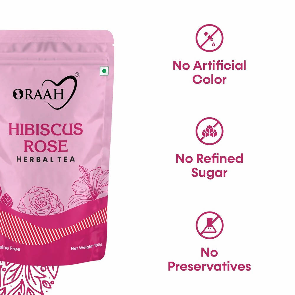 Oraah Hibiscus Rose Herbal Tea Oraah