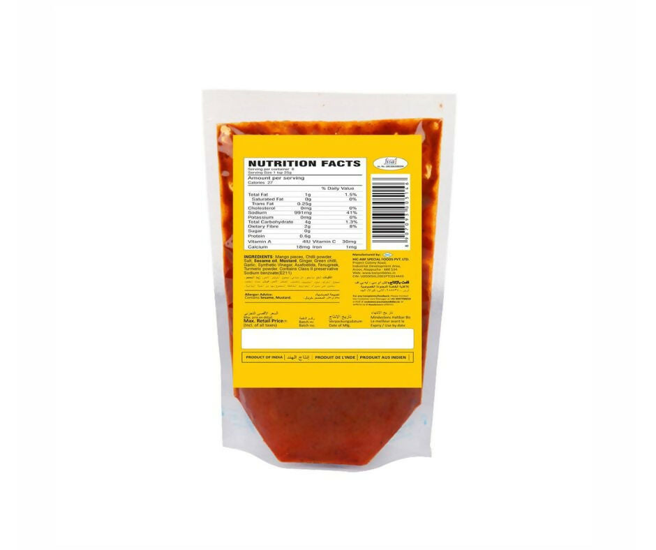 Tasty Nibbles Kaduku Mango Pickle Tasty Nibbles