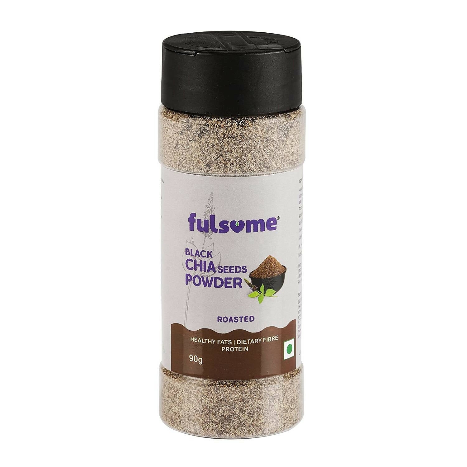 Fulsome Black Chia Seeds Powder (Roasted) - Safuron