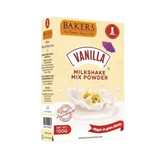 BAKERS Milk Shake Mix Powder - Vanilla Flavor - Dista