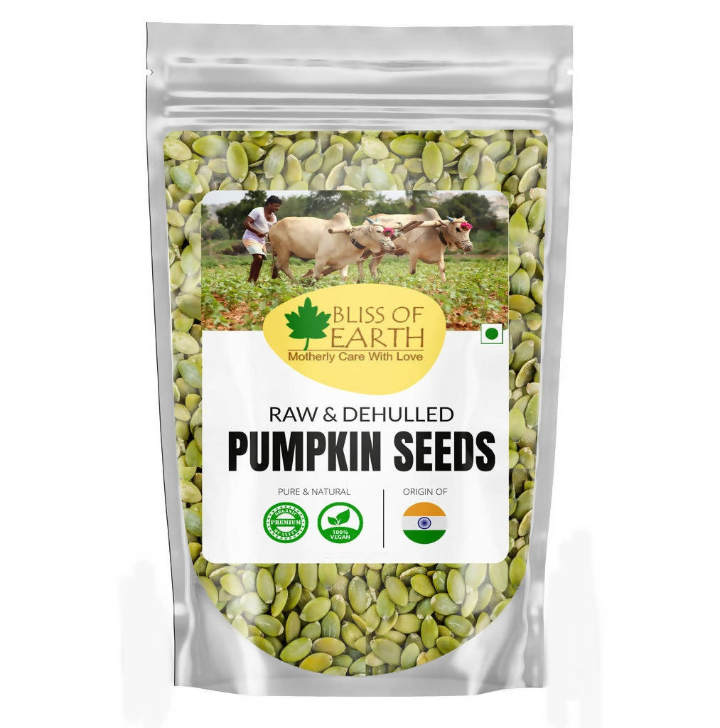 Bliss of Earth Raw & Dehulled Pumpkin Seeds - Safuron