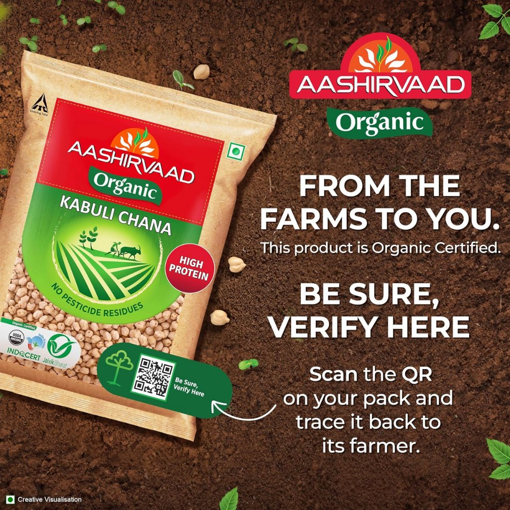 Aashirvaad Organic Kabuli Chana Aashirvaad