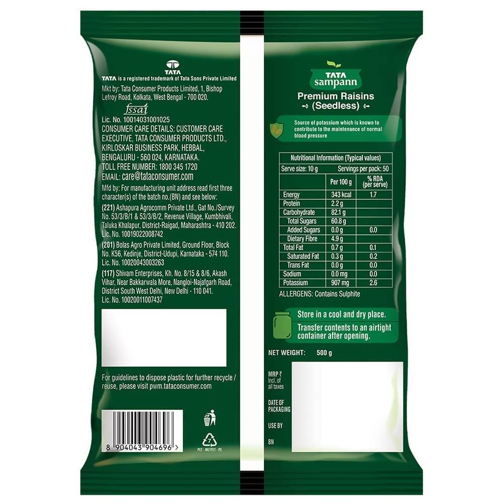 Tata Sampann Pure Premium Raisins Tata