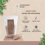 Conscious Food Finger Millet Flour (Ragi Atta) Conscious Food