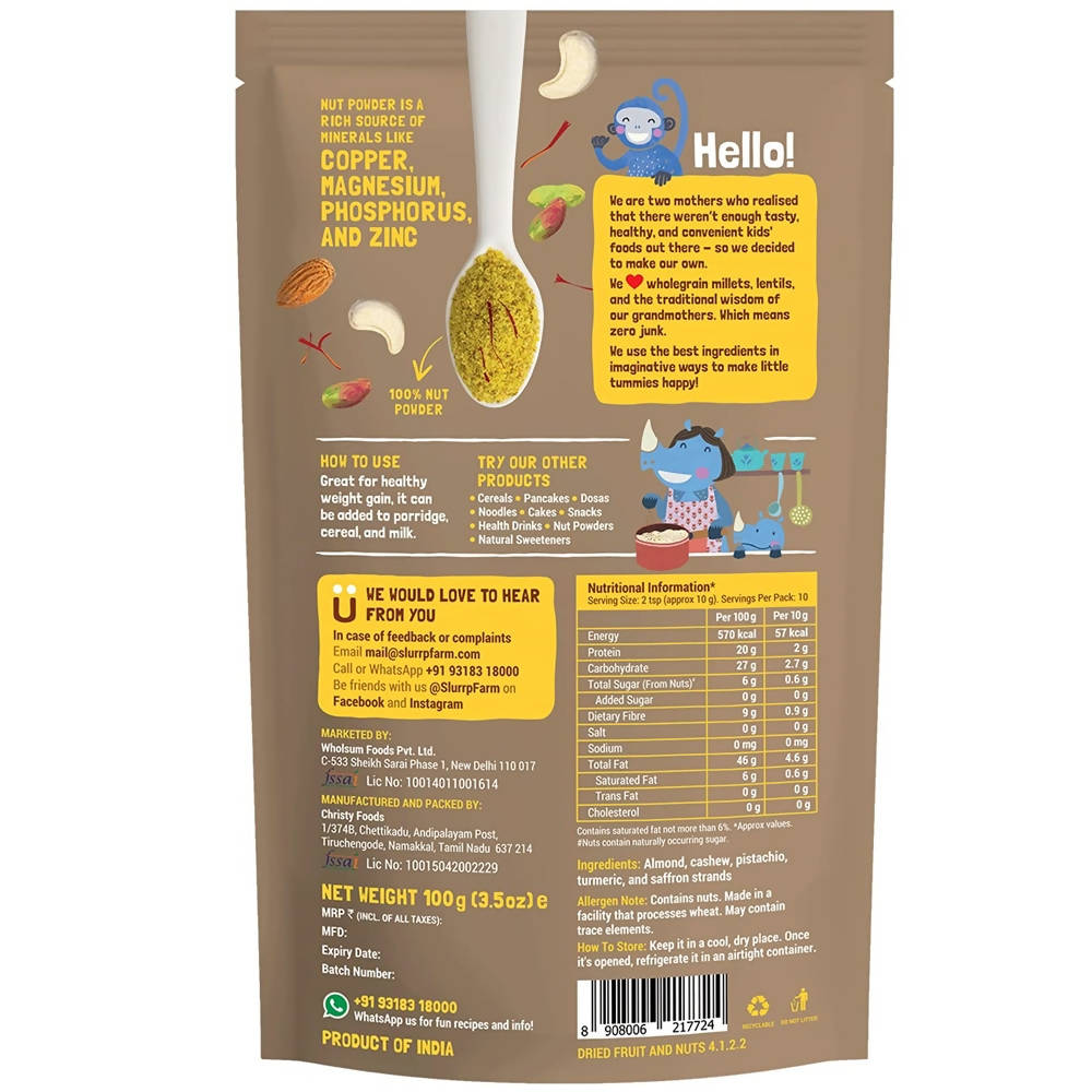 Slurrp Farm Nut Powder For Kids Slurrp Farm