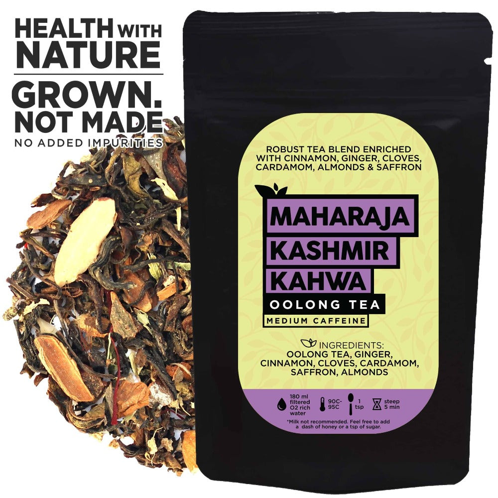 The Tea Trove - Maharaja Kashmir Kahwa Oolong Tea The Tea Trove