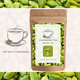 Satvi Wellness Cardamom Tea | Elachi tea | Natural Cardamon with Black Tea Satvi Wellness
