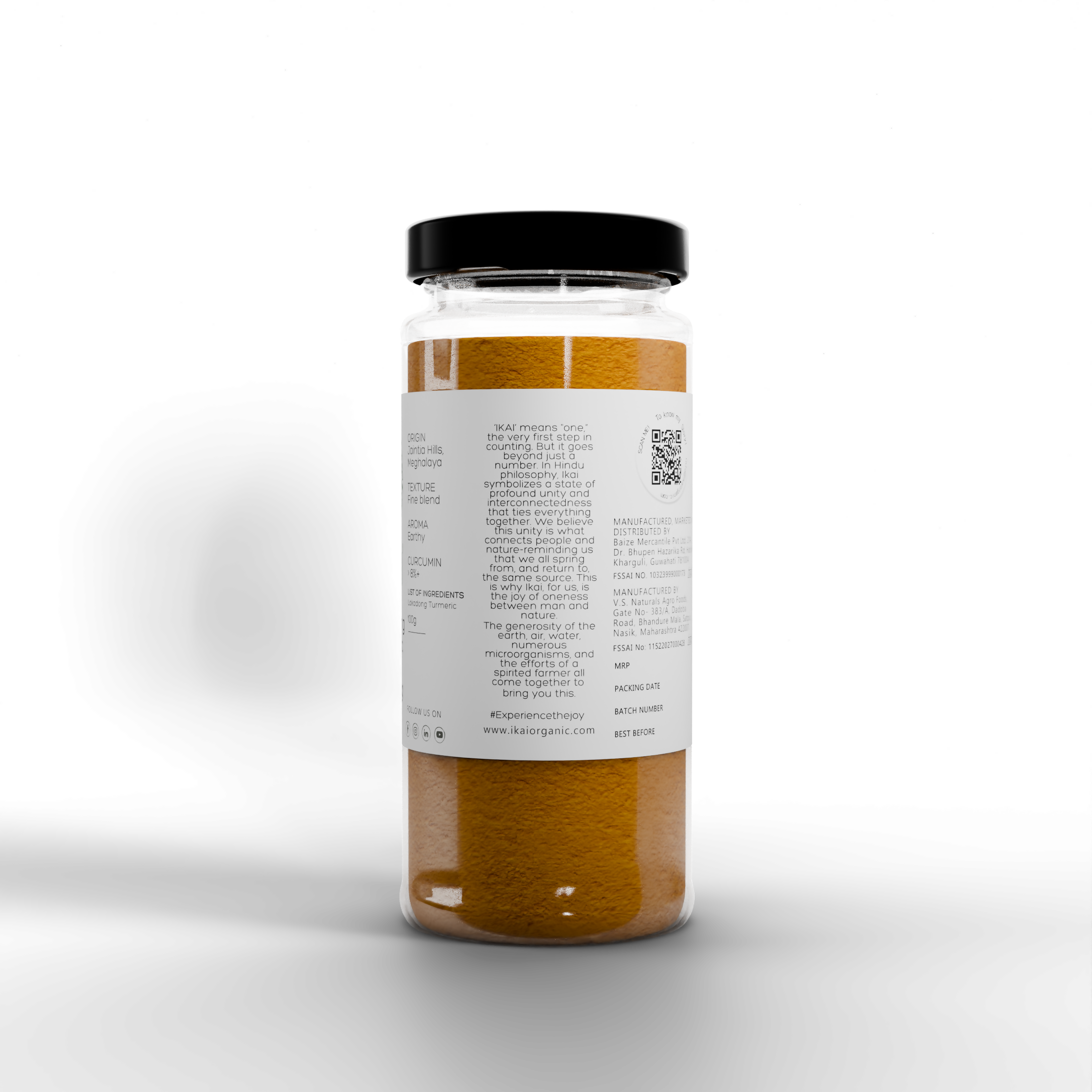 IKAI Natural Lakadong Turmeric IKAI