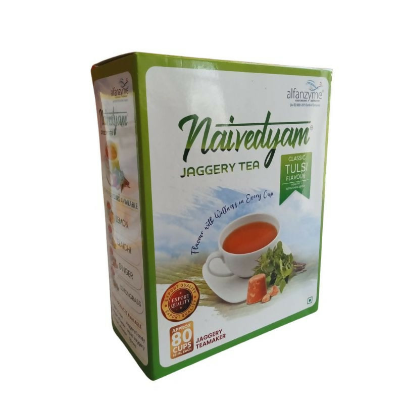 Naivedyam Classic Tulsi Flavour Jaggery Tea - Safuron