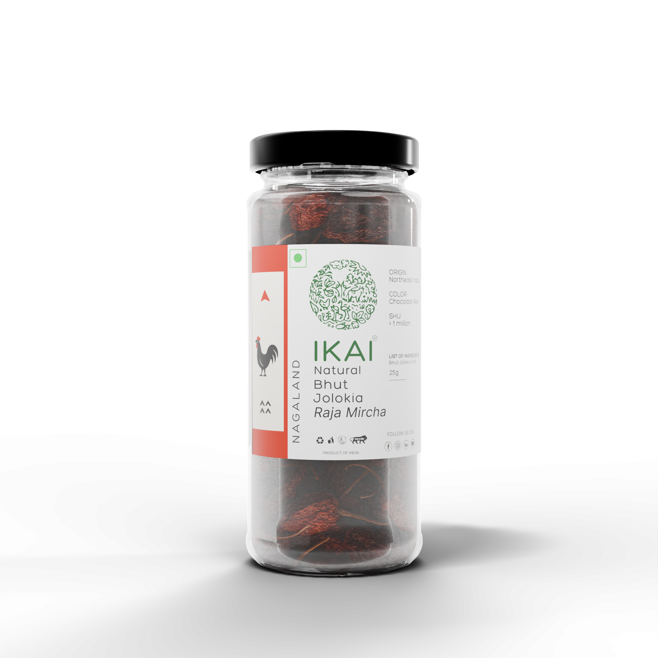IKAI Natural Bhut Jholokia (King Chilli) IKAI