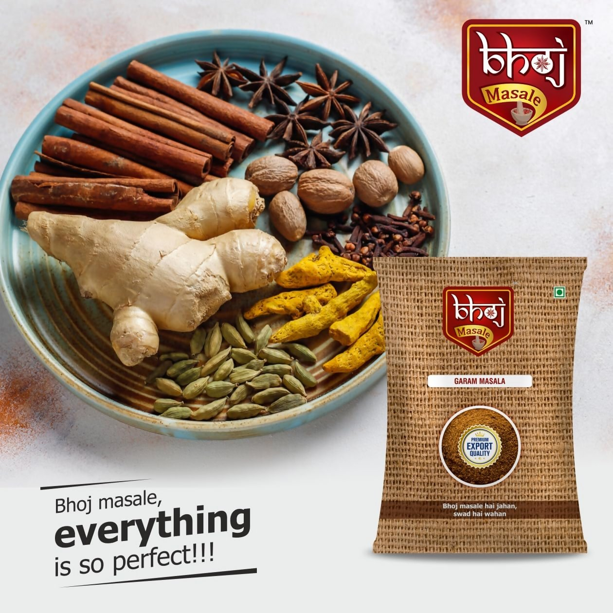 Bhoj Masale Royal Garam Masala Powder Bhoj Masale