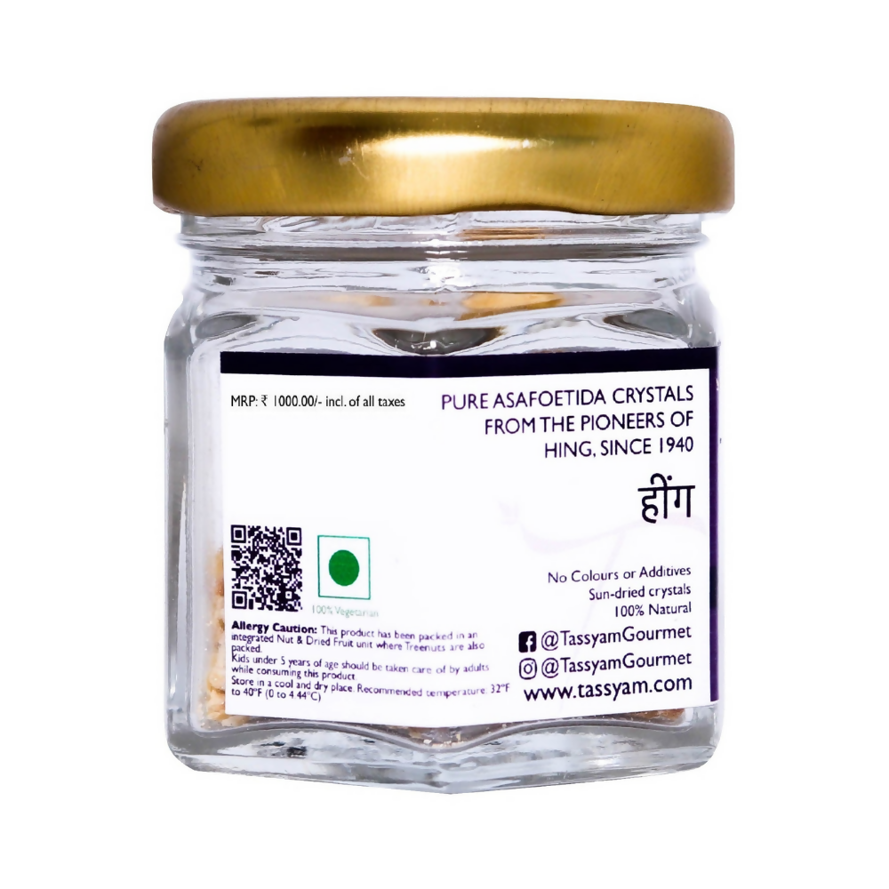 Tassyam Organics Laxmi Chand Strong Raw Hing Crystals Tassyam Organics