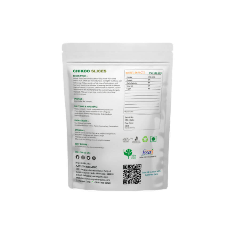 Ao Organic Chikoo Slices AO ORGANIC