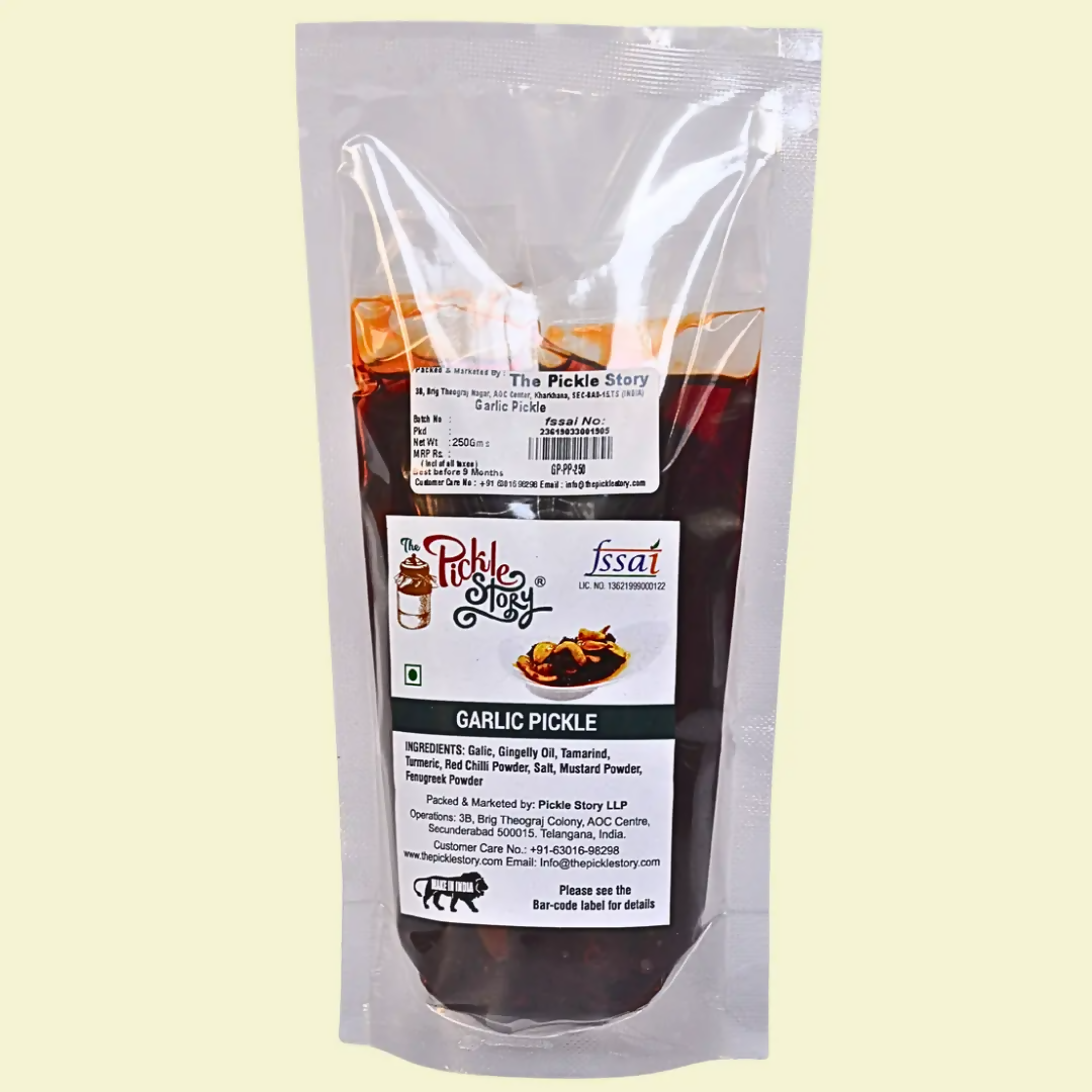 The Pickle Story Garlic Pickle (Lahsun Ka Achar) The Pickle Story