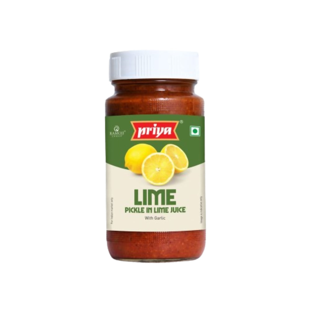 Priya Lime Pickle with Garlic Priya