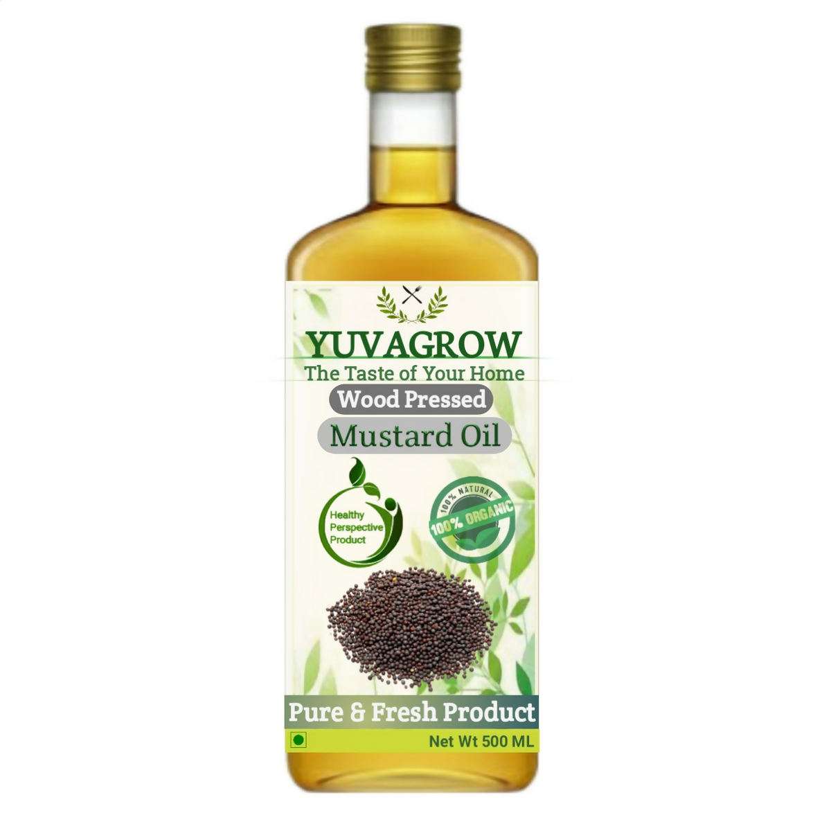 Yuvagrow Wood Pressed Mustard Oil Yuvagrow