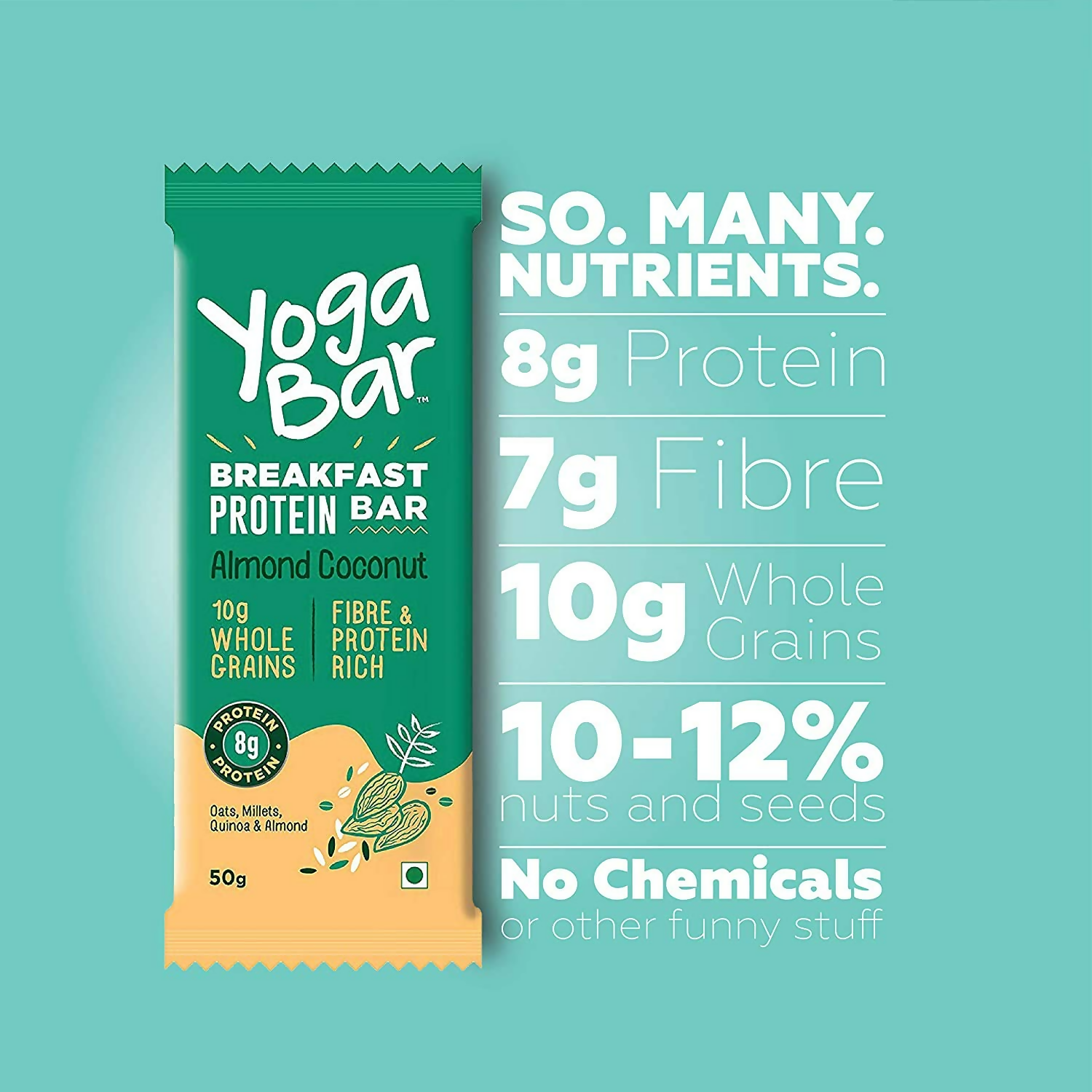 Yoga Bar Breakfast Protein Variety Box - Dark Chocolate Flavour Premium Super Oats Combo Pack Yoga Bar