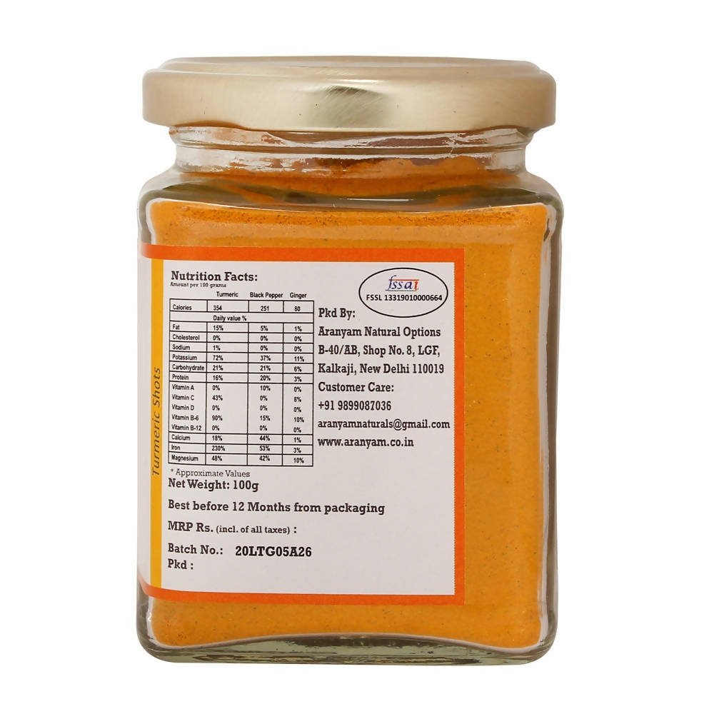 Aranyam Lakadong Turmeric Black Pepper & Ginger Aranyam