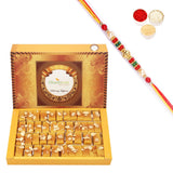 Ghasitaram Soft Mysore pak With Pearl Beads Rakhi - Safuron
