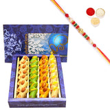 Ghasitaram Assorted Rolls Box With Pearl Beads Rakhi - Safuron