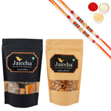 Ghasitaram Assorted Bites, Almonds With 2 Pearl Beads Rakhis - Safuron