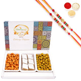 Ghasitaram Assorted Festive Box of Kaju Katli, Crunchy Cashews, Crunchy Peanuts - Safuron