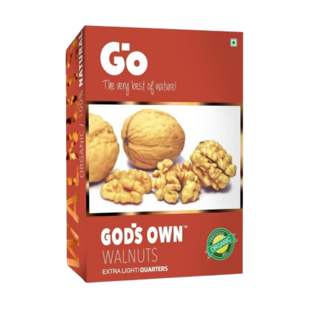 Go Organic Light Quarters & Extra Light Quarters Walnuts Go