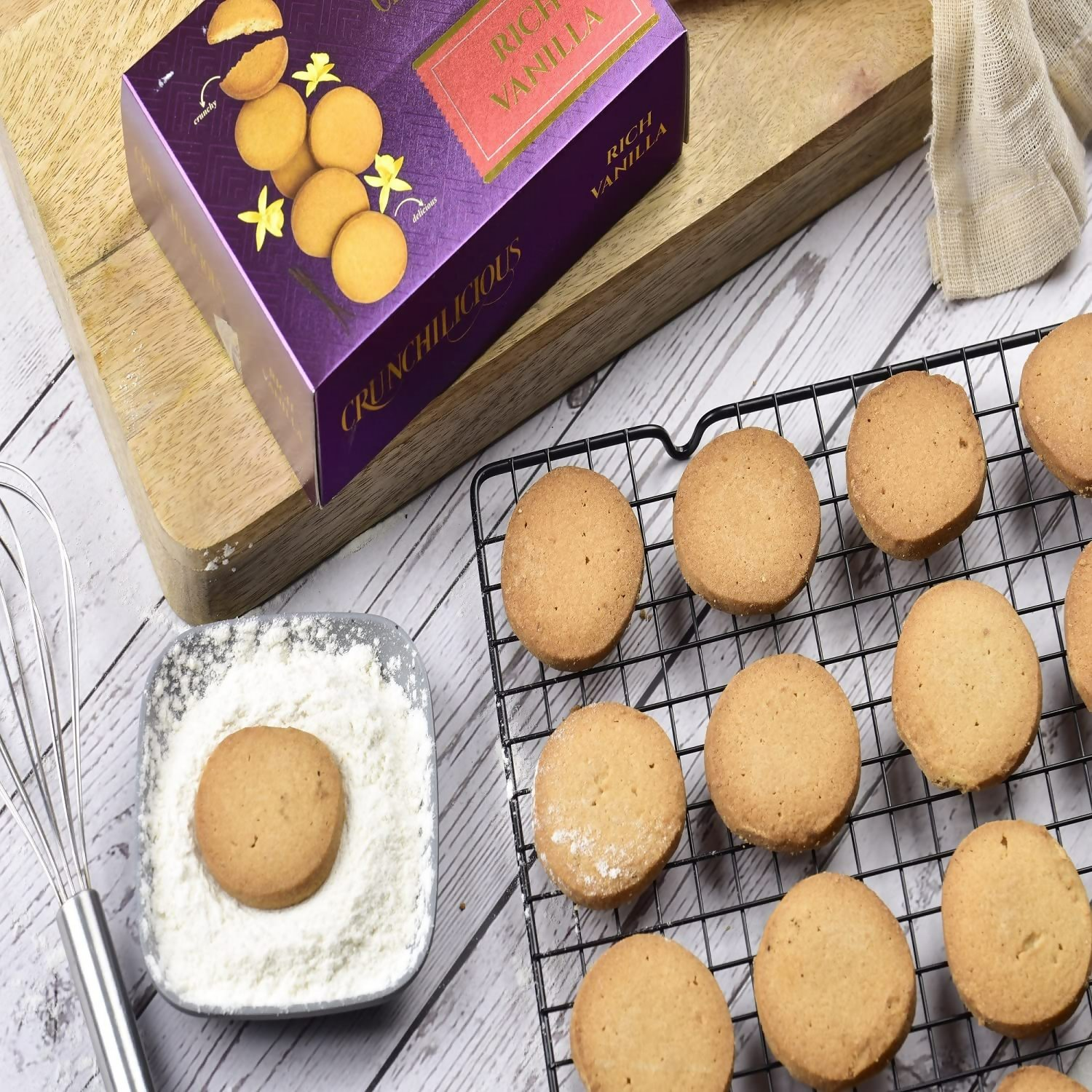 Frontier Rich Vanilla Cookies Crunchy And Delicious Biscuits Genie India