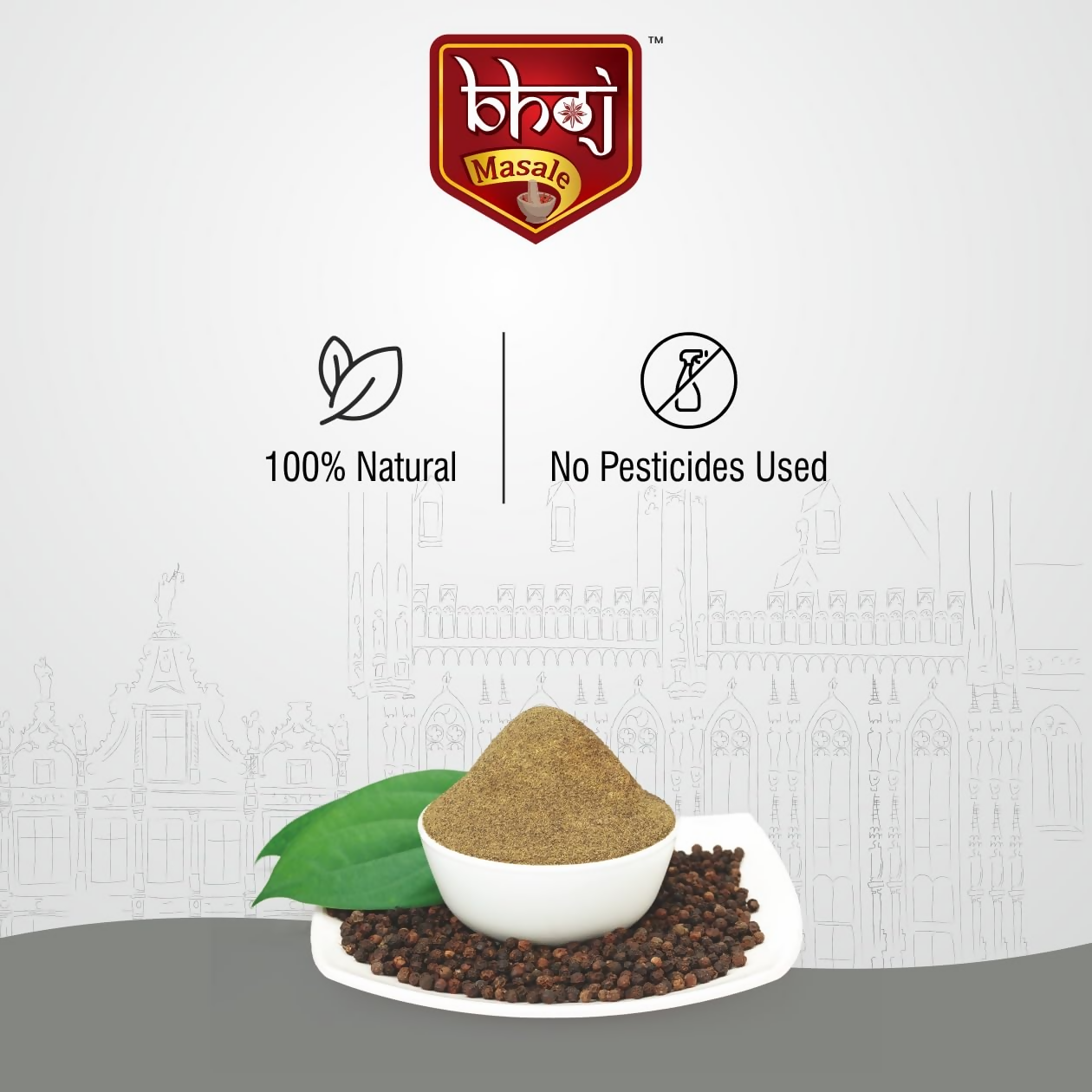Bhoj Masale Kali Mirch Powder Bhoj Masale