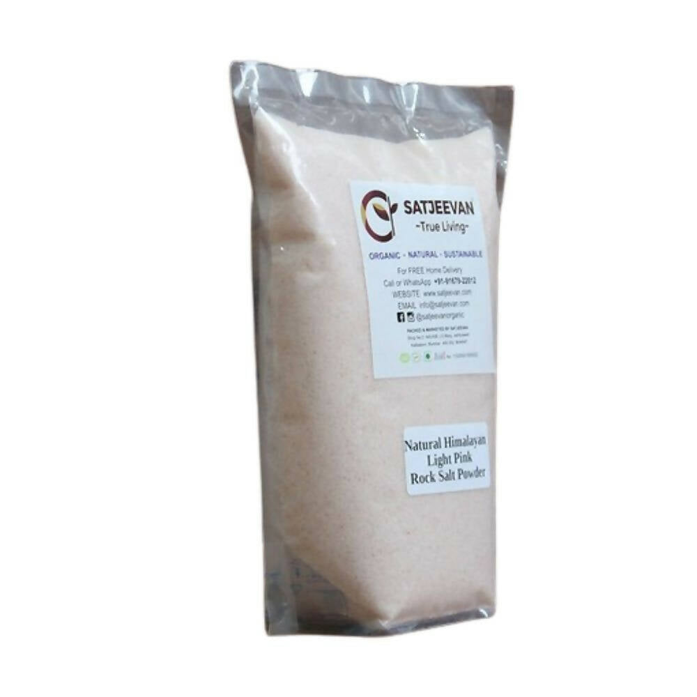 Satjeevan Natural Pink Himalayan Rock Salt Powder Satjeevan