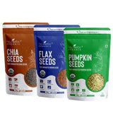 Neuherbs Organic Flax, Chia, and Pumpkin Seeds Combo Neuherbs