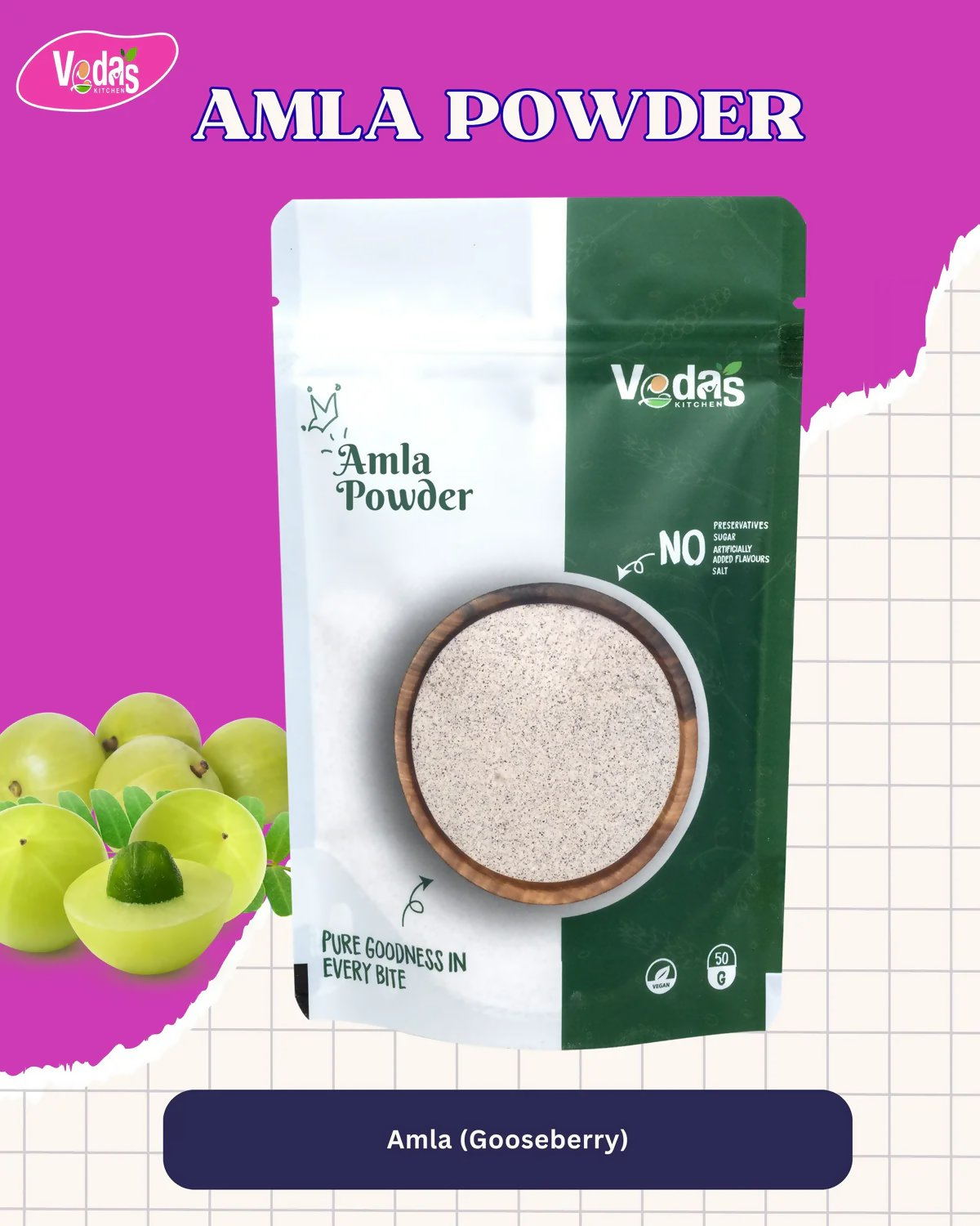 Vedas Kitchen Amla Powder Vedas Kitchen