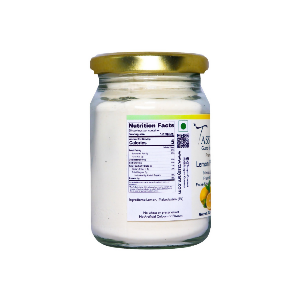 Tassyam Organics Lemon Powder Tassyam Organics