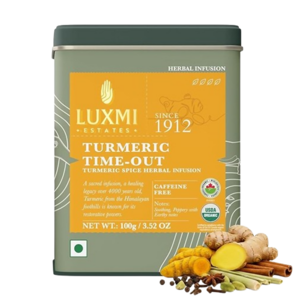 Luxmi Estates Turmeric Time-Out Herbal Loose Infusion - Dista