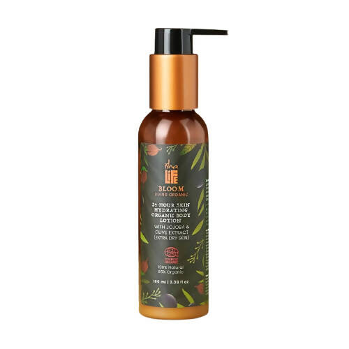 Isha Life 24 Hours Skin Hydrating Organic Body Lotion With Jojoba & Olive Extract - Safuron Naturals
