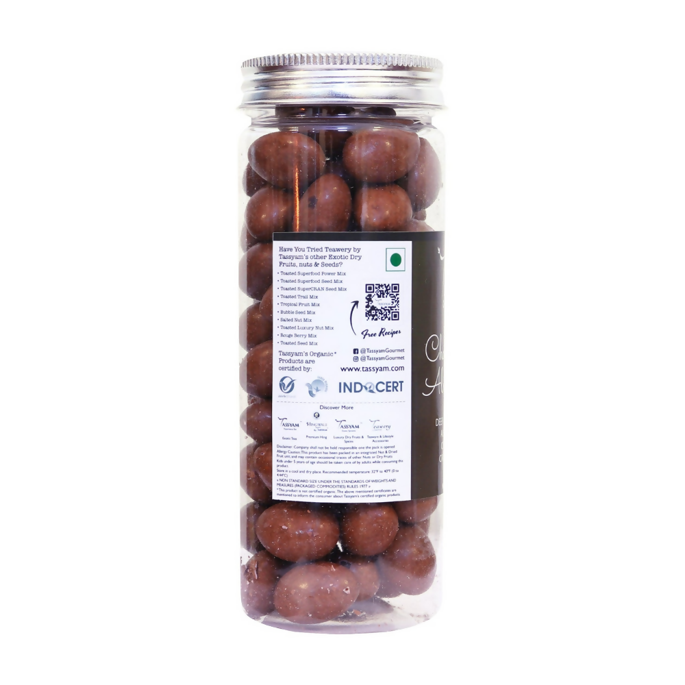 Tassyam Organics Chocolate Coated Almonds Tassyam Organics