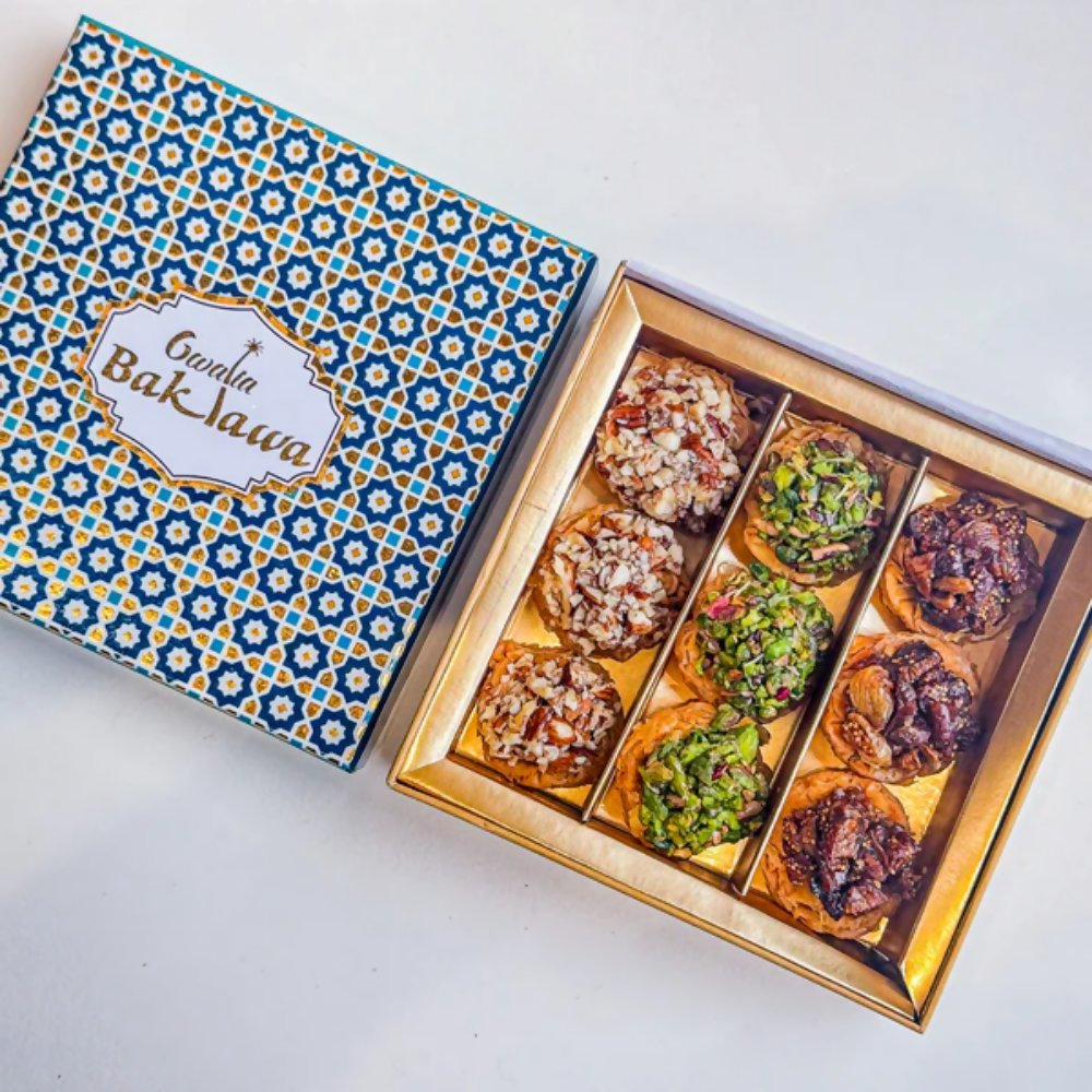 Gwalia Sweets Assorted Tart Baklawa Box Gwalia Sweets