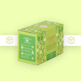 Mittal Teas Hibiscus Mint Green Tea - Eco Friendly Bags Mittal Teas