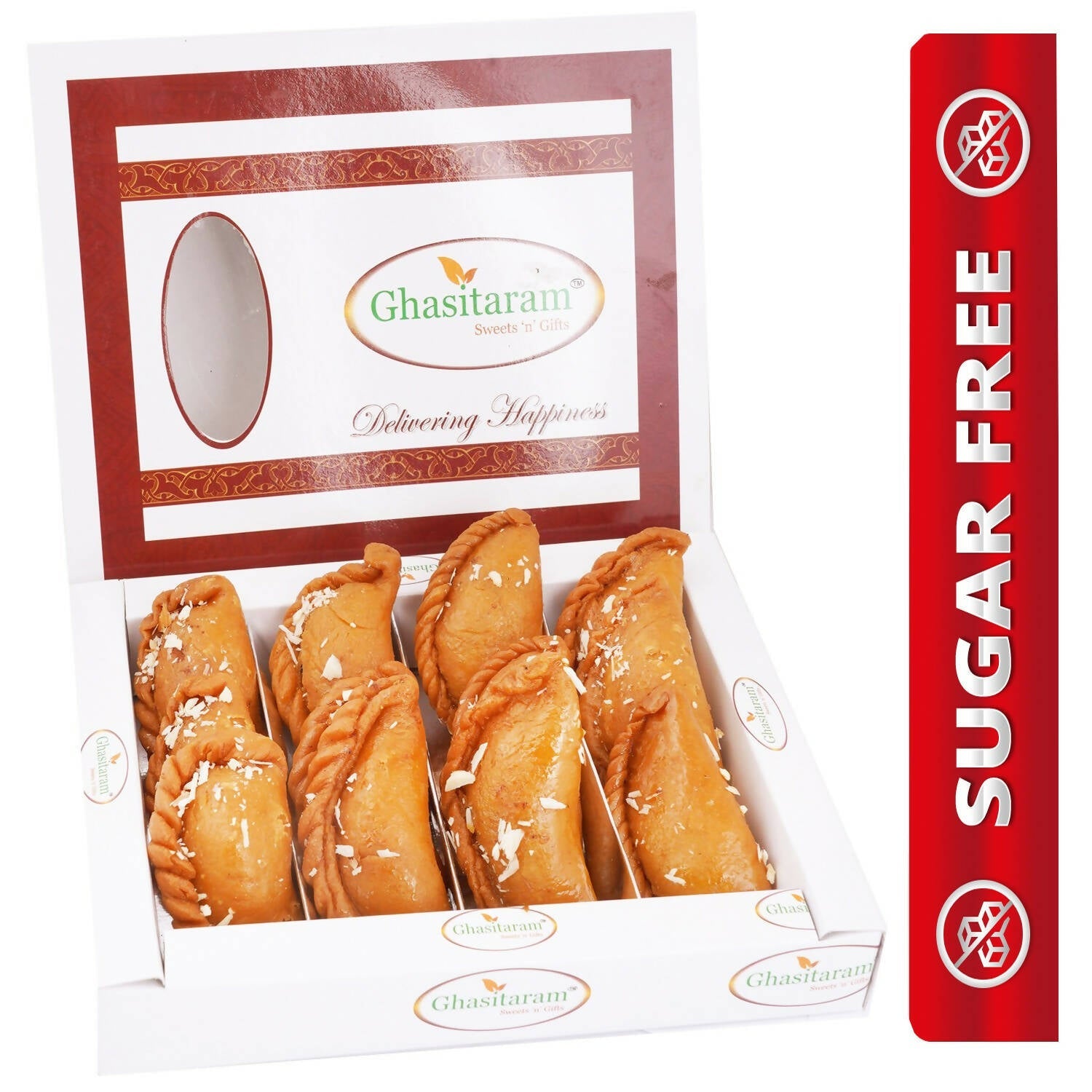 Ghasitaram Sugarfree Gujiya Box - Safuron