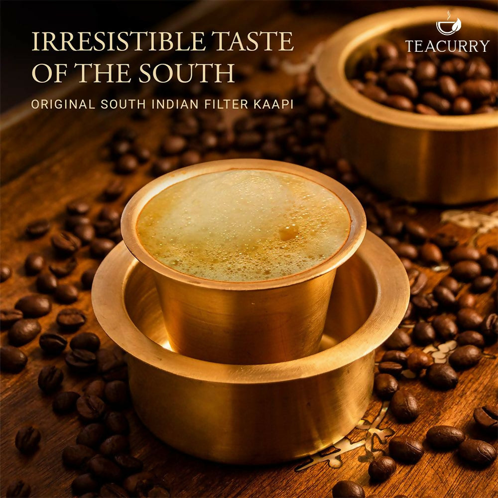 Teacurry South Indian Filter Coffee (100% Arabica Ground Coffee) for Authentic South Indian Taste - Kaapi Coffee Teacurry