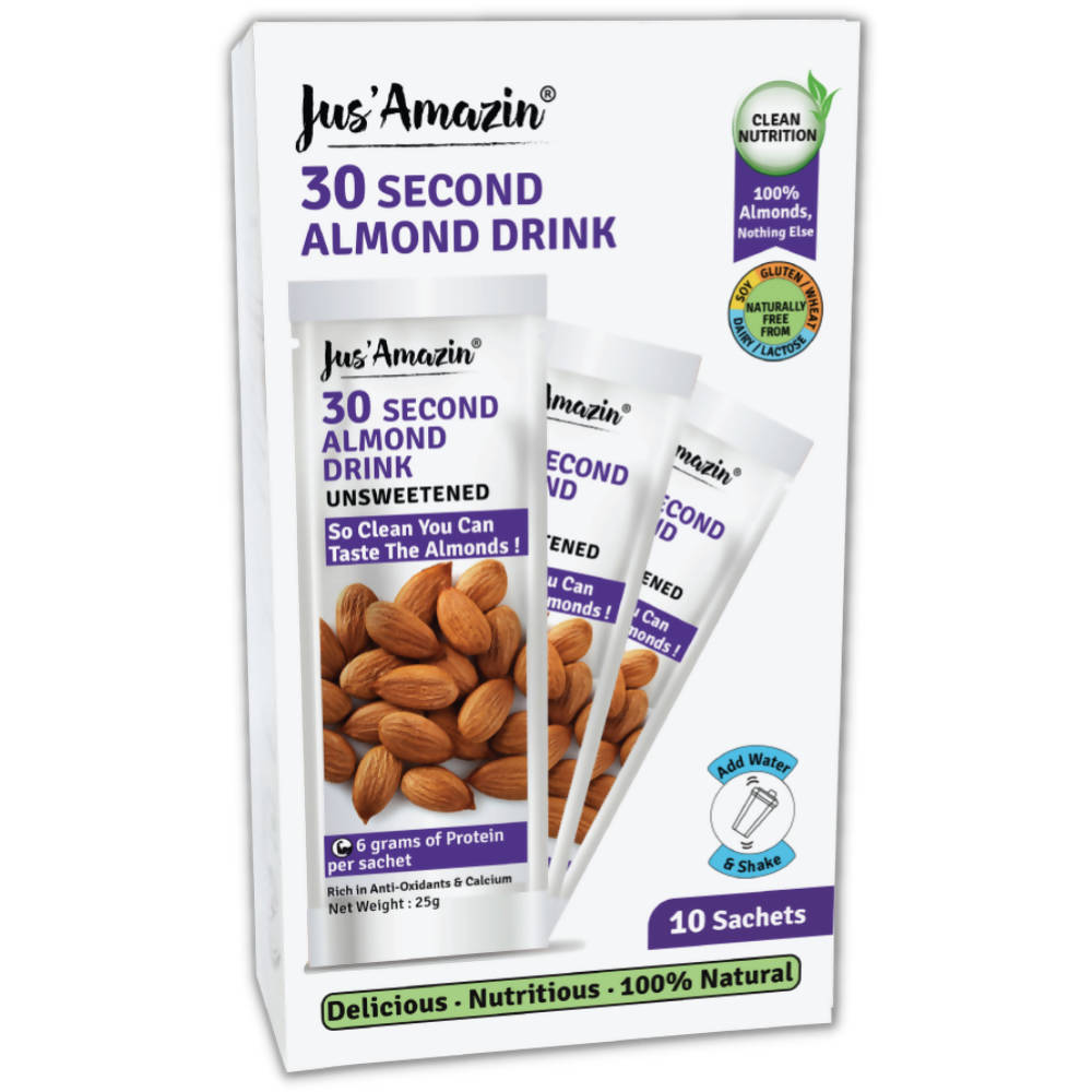 Jus Amazin 30-Second Almond Drink Unsweetened - Safuron