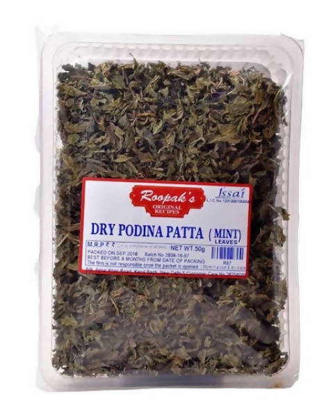 Roopak's Dry Podina Patta (Mint Leaves) - Safuron
